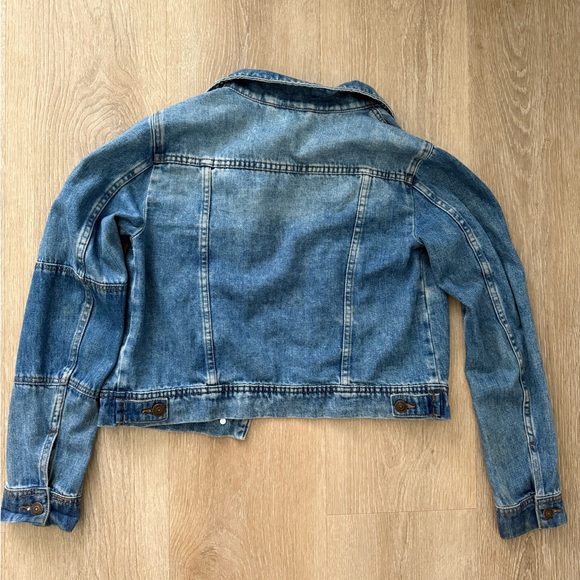 Free‎ People Denim Blue Jacket XS Excellent Condition - Picture 3 of 3